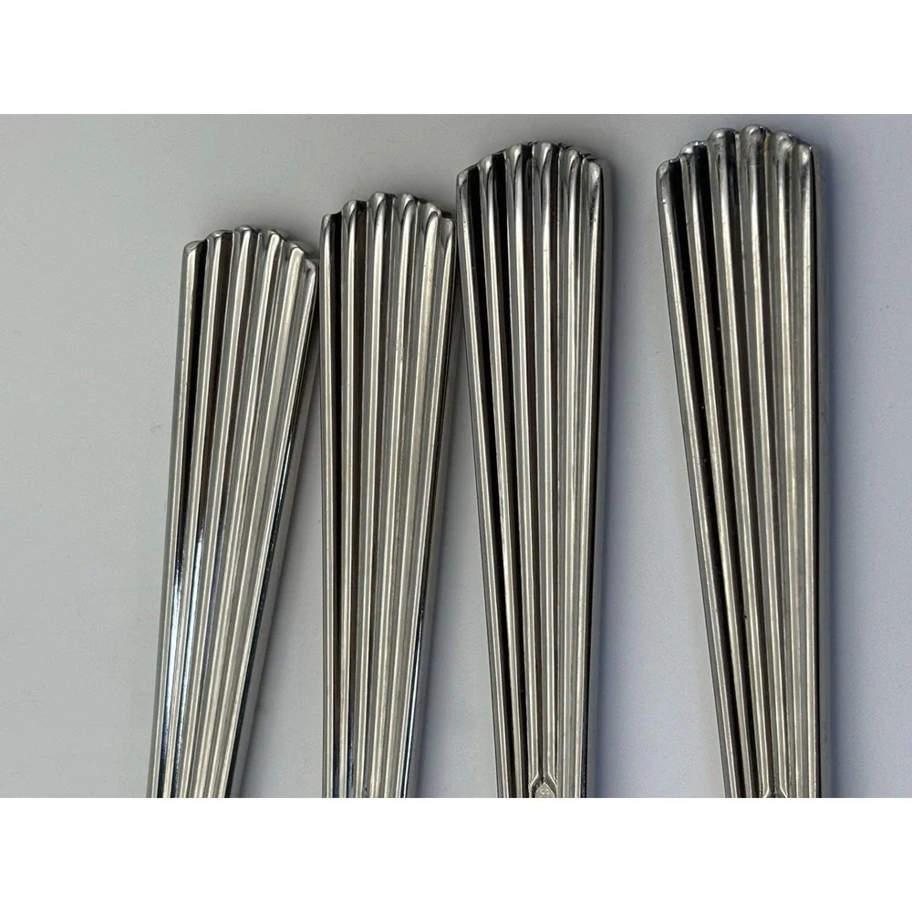 Waterford Carleton Stainless Salad Forks Set of 4 18/10 China